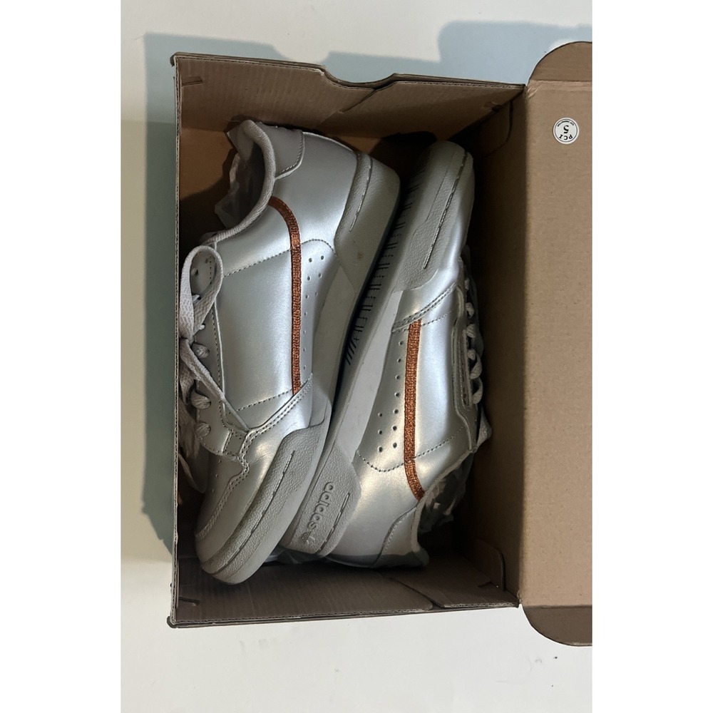 Adidas Continental 80 EE5565 Womens Size 7.5 silver/copper‎ new w/box shoes